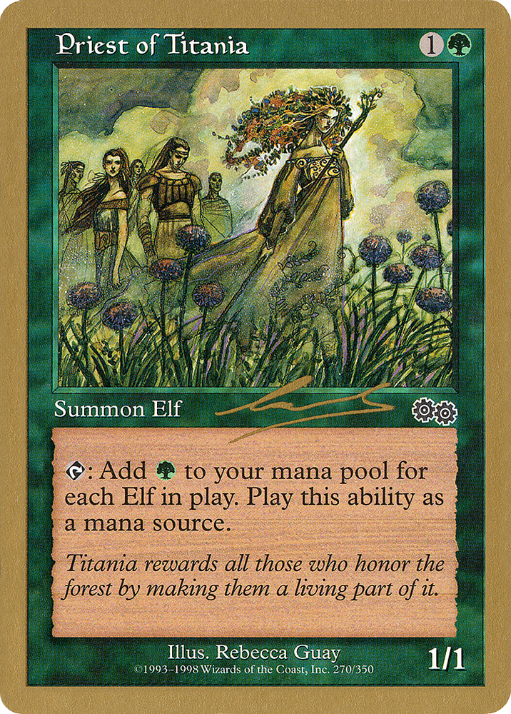 Priest of Titania - 2000 Nicolas Labarre (USG) (WCD-) - World Championship Decks 2000