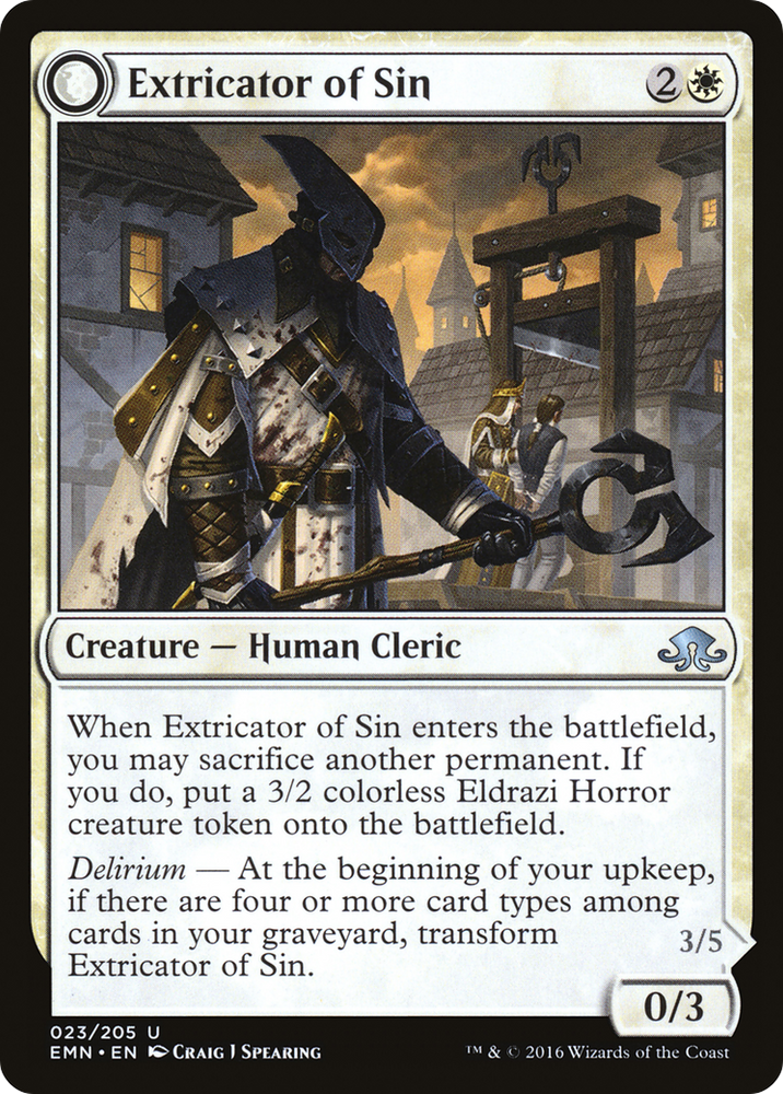 Extricator of Sin (EMN-023) - Eldritch Moon: (mooneldrazidfc) Foil