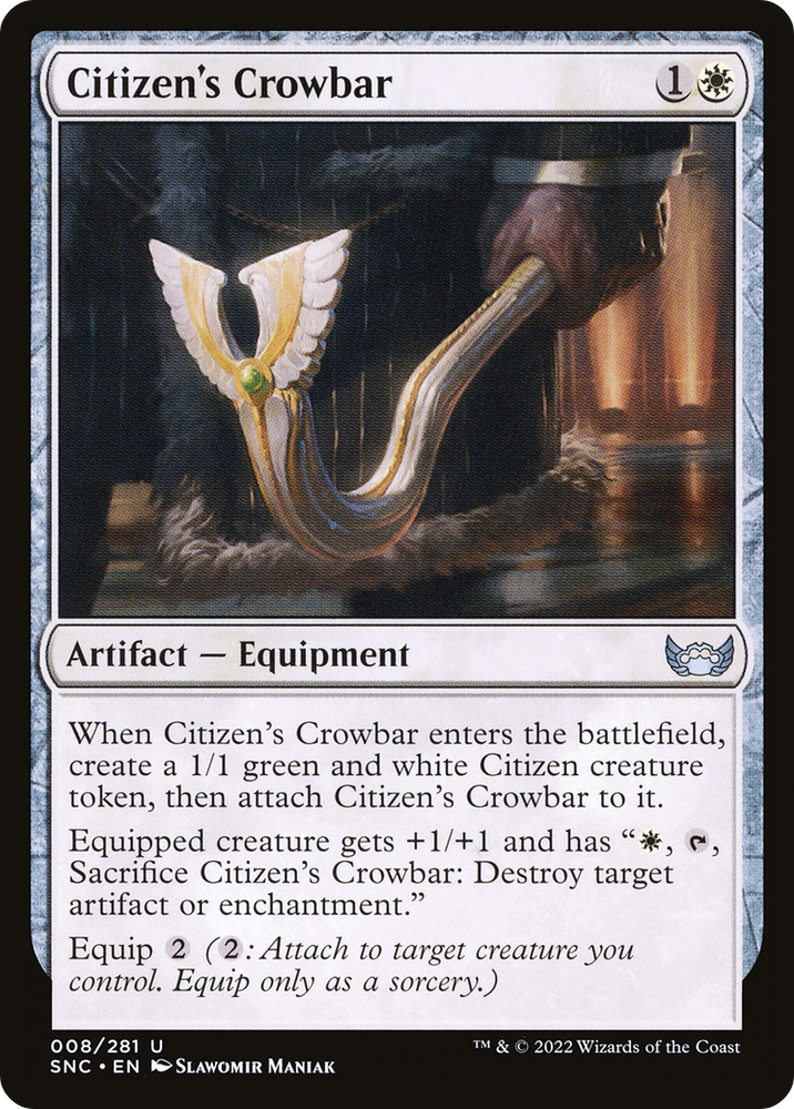 Citizen's Crowbar (SNC-008) - Streets of New Capenna Foil