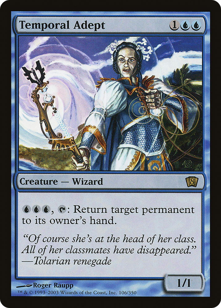 Temporal Adept (8ED-106★) - Eighth Edition Foil