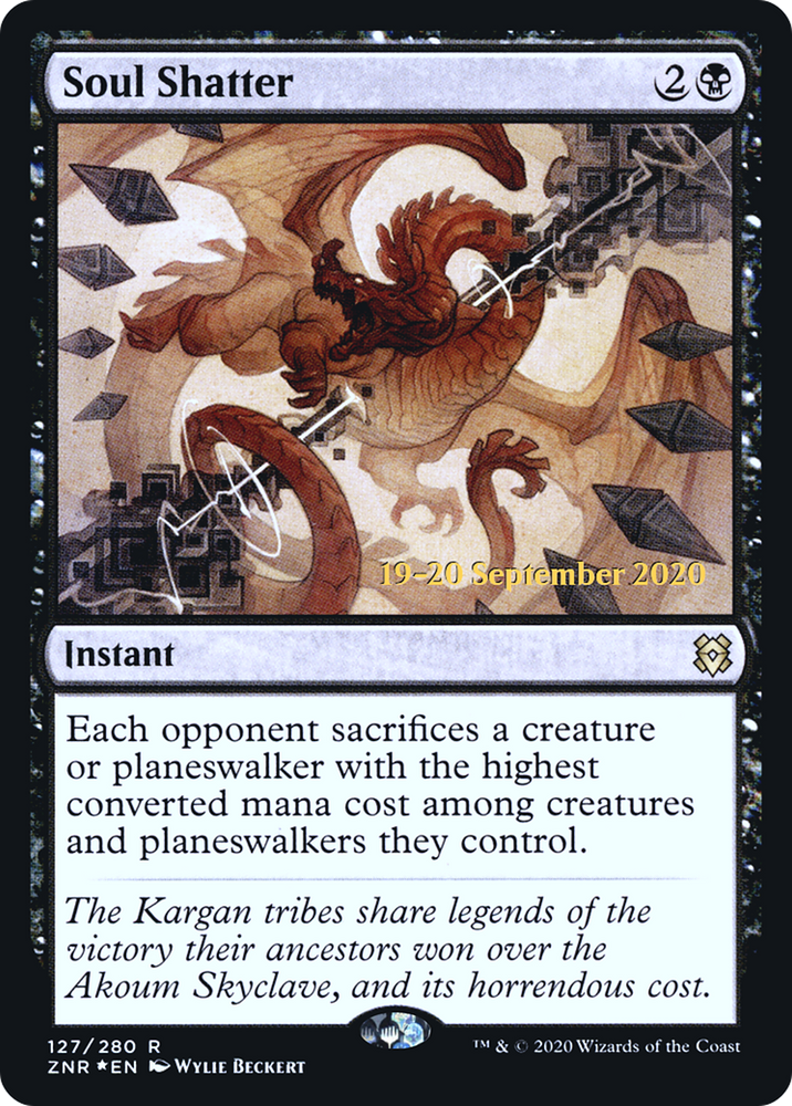 Soul Shatter (PRE-127) - Zendikar Rising Promos Foil