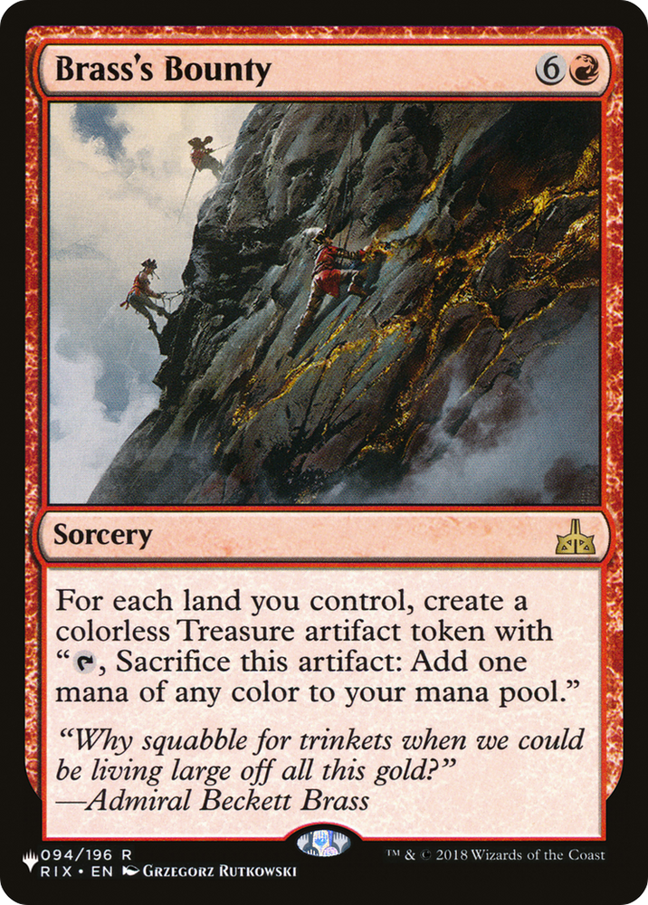 Brass's Bounty (LIST-094/196) - The List