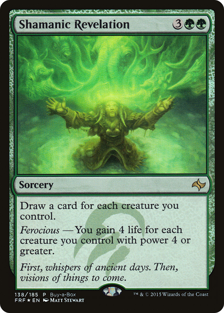 Shamanic Revelation (BABP-138) - Fate Reforged Promos Foil