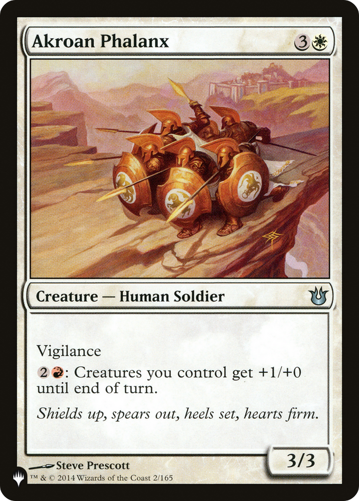 Akroan Phalanx (LIST-BNG-2) - The List