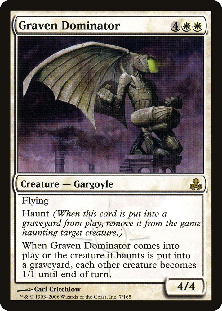 Graven Dominator (GPT-007) - Guildpact Foil
