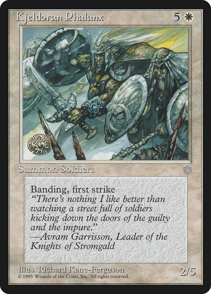 Kjeldoran Phalanx (ICE-) - Ice Age