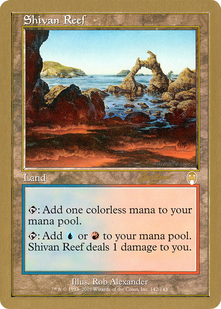 Shivan Reef - 2002 Sim Han How (APC) (WCD-) - World Championship Decks 2002