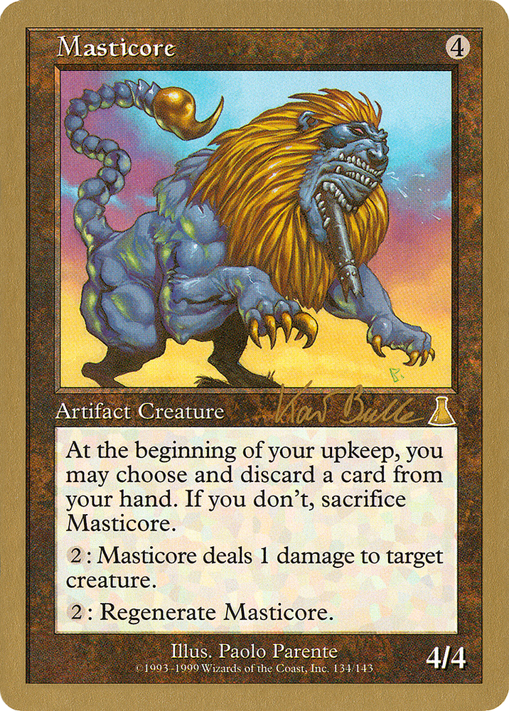 Masticore - 1999 Kai Budde (UDS) (WCD-) - World Championship Decks 1999