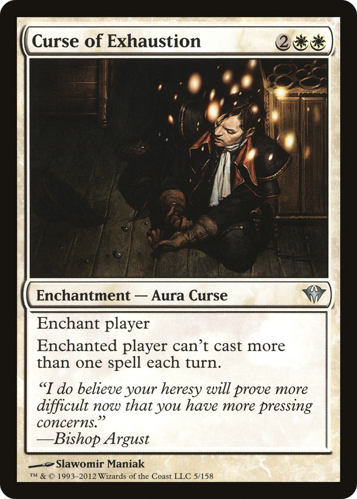 Curse of Exhaustion (DKA-005) - Dark Ascension