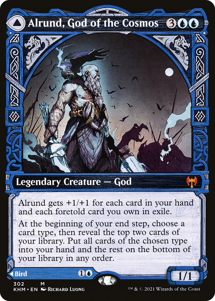 Alrund, God of the Cosmos (Showcase) (KHM-302) - Kaldheim: (Showcase)