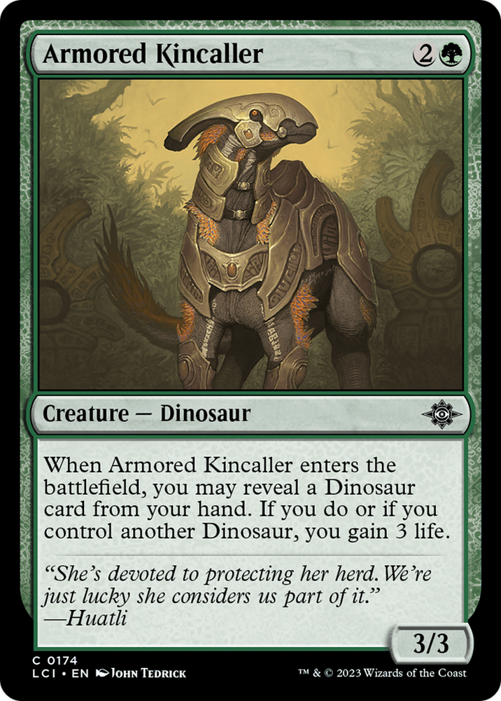 Armored Kincaller (LCI-174) - The Lost Caverns of Ixalan