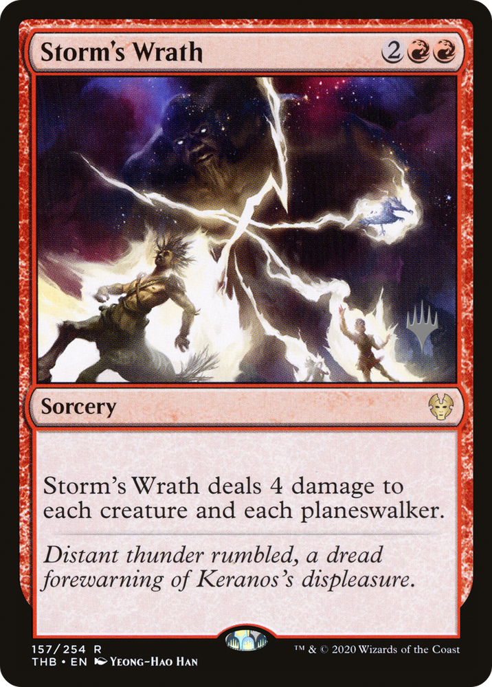 Storm's Wrath (PPTHB-157P) - Theros Beyond Death Promos Foil