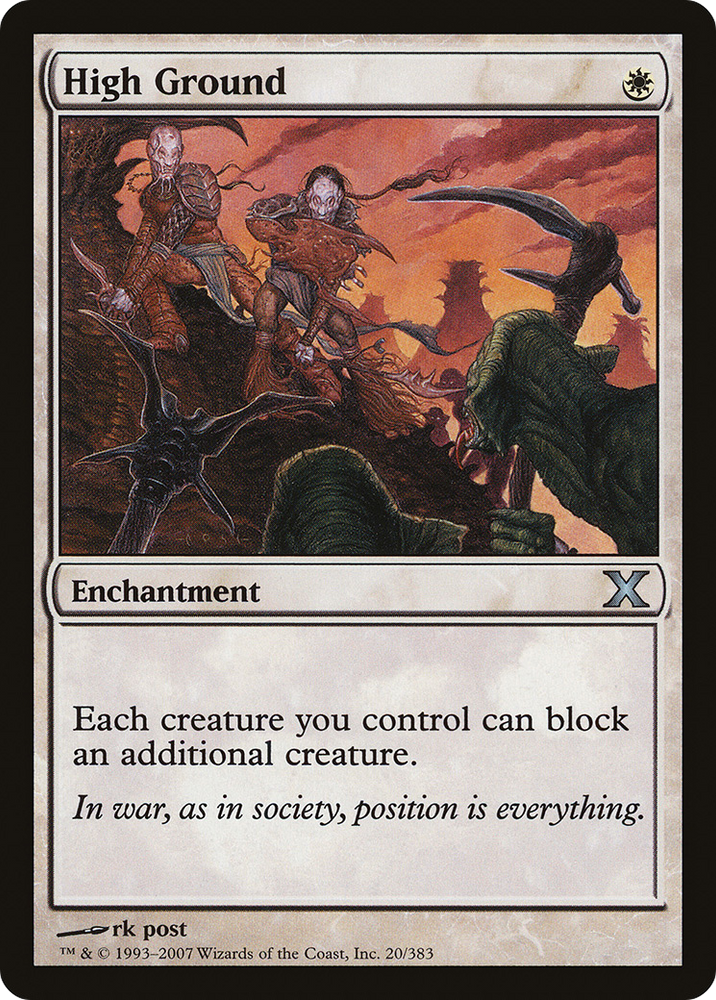 High Ground (10E-020) - Tenth Edition Foil