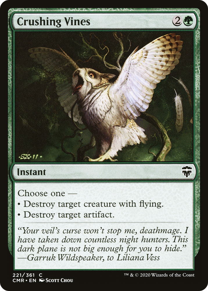 Crushing Vines (CMR-221) - Commander Legends