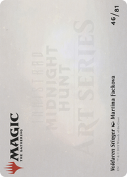 Voldaren Stinger // Voldaren Stinger (AMID-046) - Midnight Hunt Art Series (Borderless) Foil