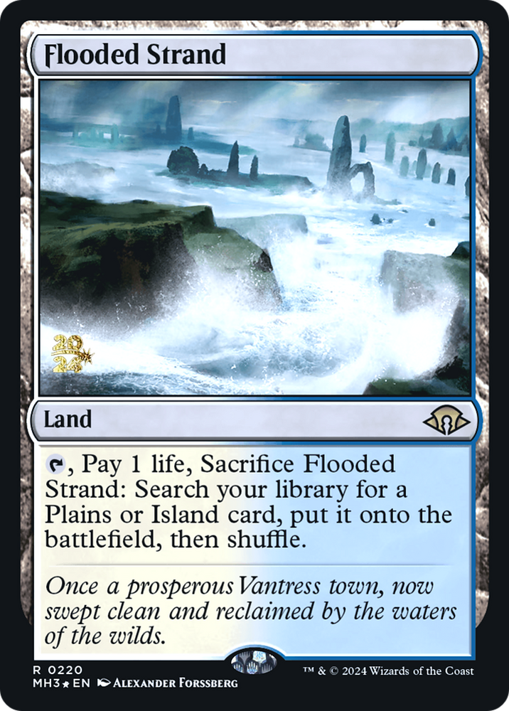 Flooded Strand (PRE-220) - Modern Horizons 3 Promos Foil