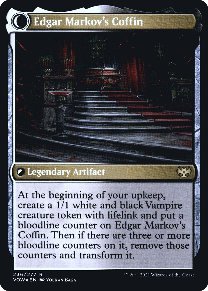 Edgar, Charmed Groom (PRE-236S) - Innistrad: Crimson Vow Promos: (Double Faced Transform) Foil