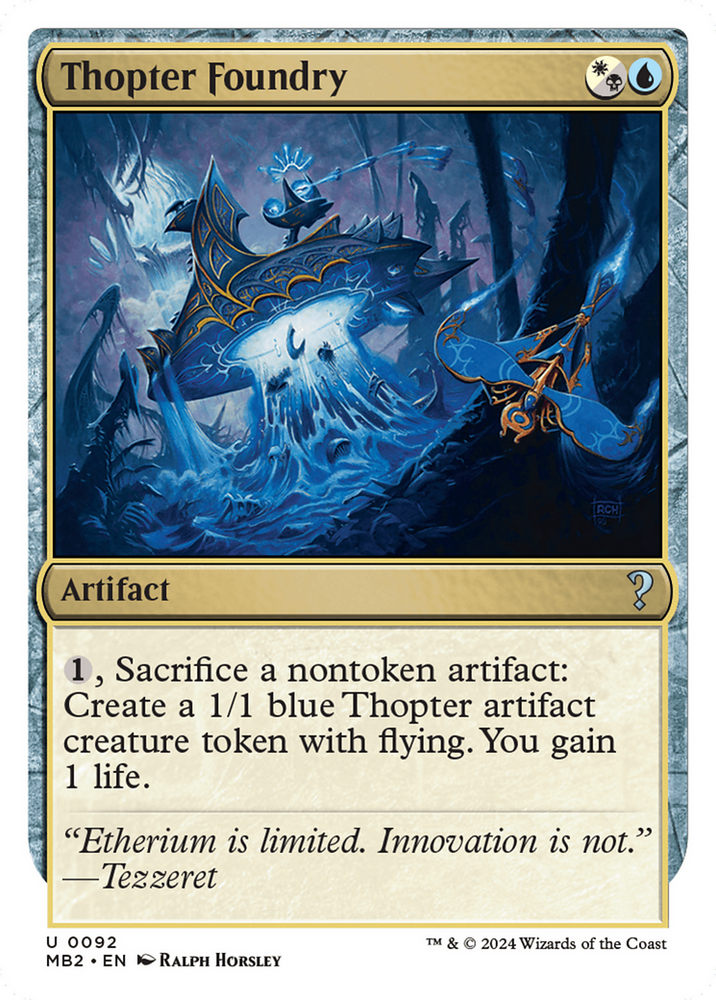 Thopter Foundry (MB2-092) - Mystery Booster 2