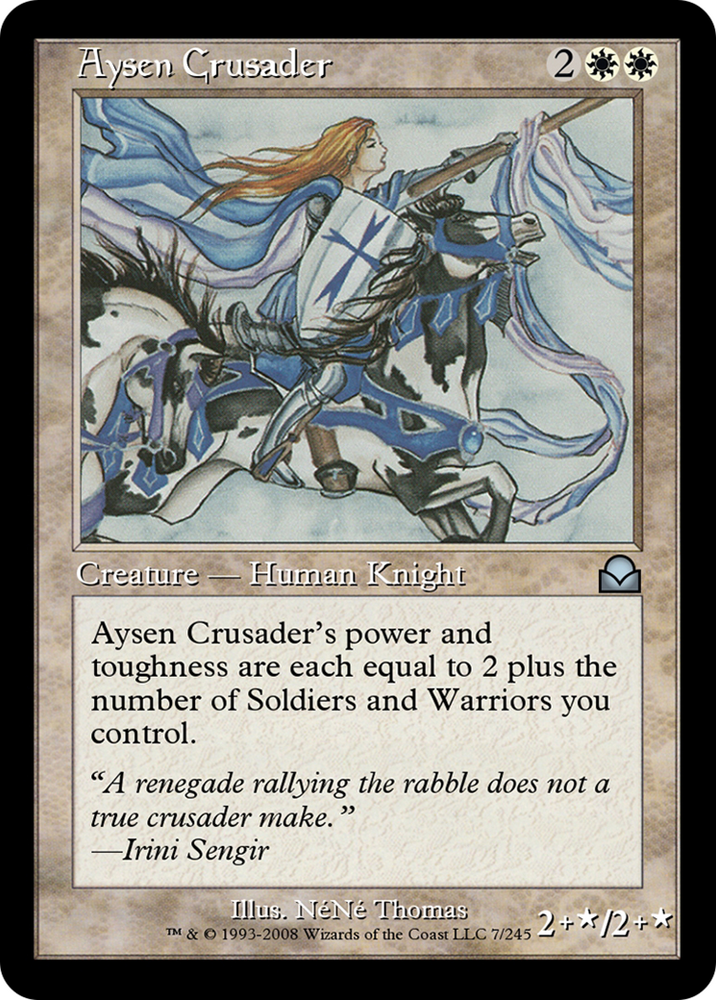 Aysen Crusader (ME2-007) - Masters Edition II Foil