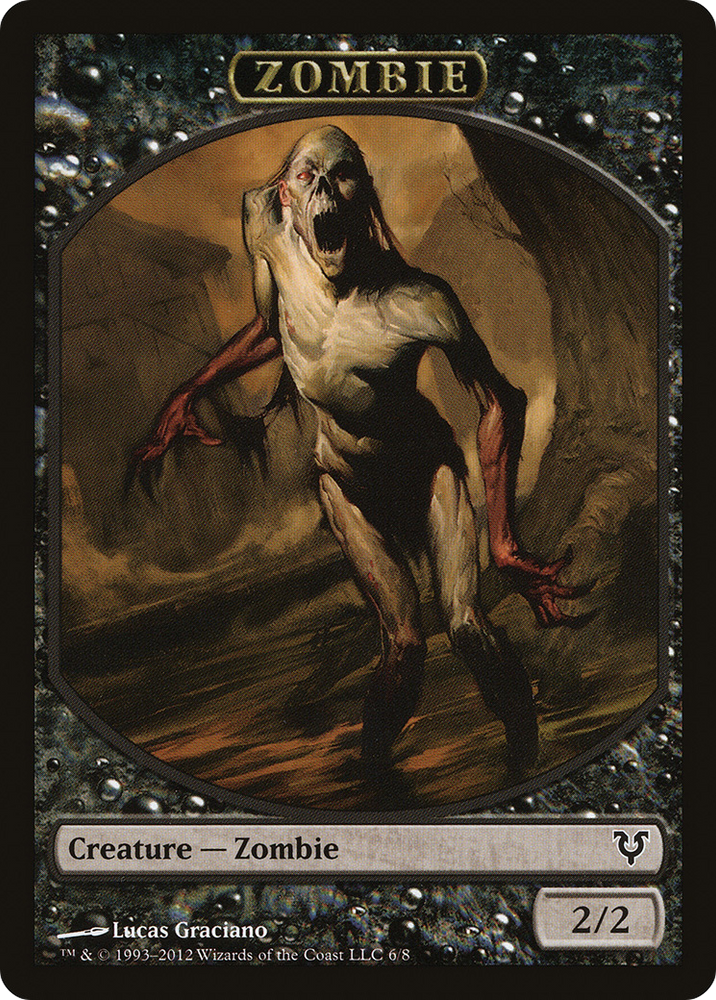 Zombie Token (AVR-006) - Avacyn Restored Tokens
