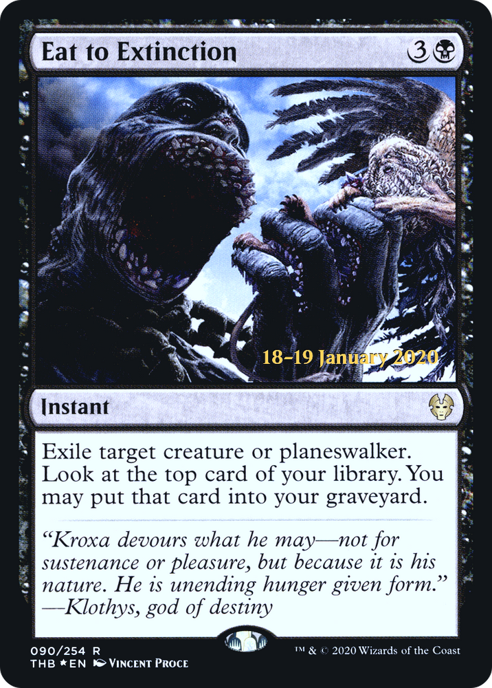 Eat to Extinction (PRE-090) - Theros Beyond Death Promos Foil