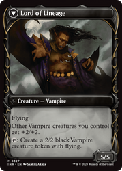 Bloodline Keeper // Lord of Lineage (INR-327) - Innistrad Remastered: (Showcase) Foil