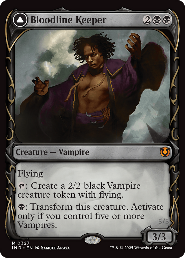 Bloodline Keeper // Lord of Lineage (INR-327) - Innistrad Remastered: (Showcase) Foil