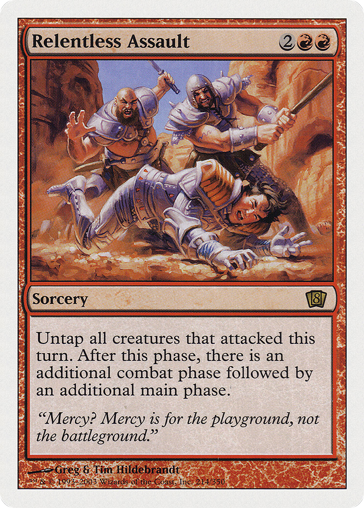 Relentless Assault (8ED-214) - Eighth Edition