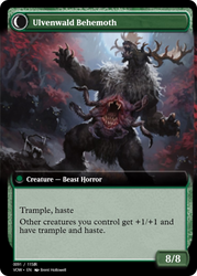 Ulvenwald Oddity // Ulvenwald Behemoth (PRM-95421) - Magic Online Promos Foil