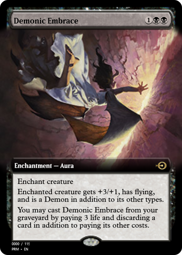 Demonic Embrace (PRM-82026) - Magic Online Promos Foil