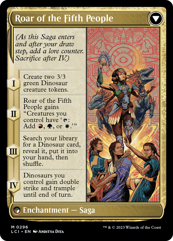 Huatli, Poet of Unity (Showcase) (LCI-296) - The Lost Caverns of Ixalan: (Showcase) Foil