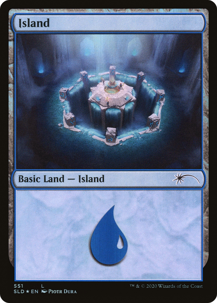 Island (551) (SLD-551) - Secret Lair Drop Foil