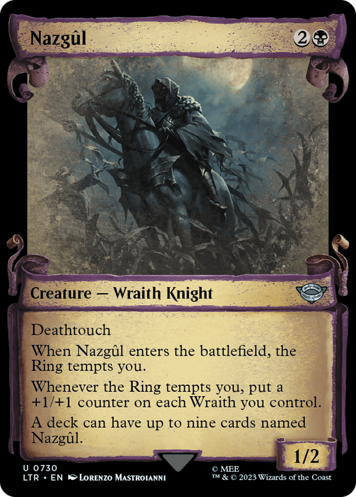 Nazgul (0730) (Showcase Scrolls) (LTR-730) - The Lord of the Rings: Tales of Middle-earth: (Showcase)