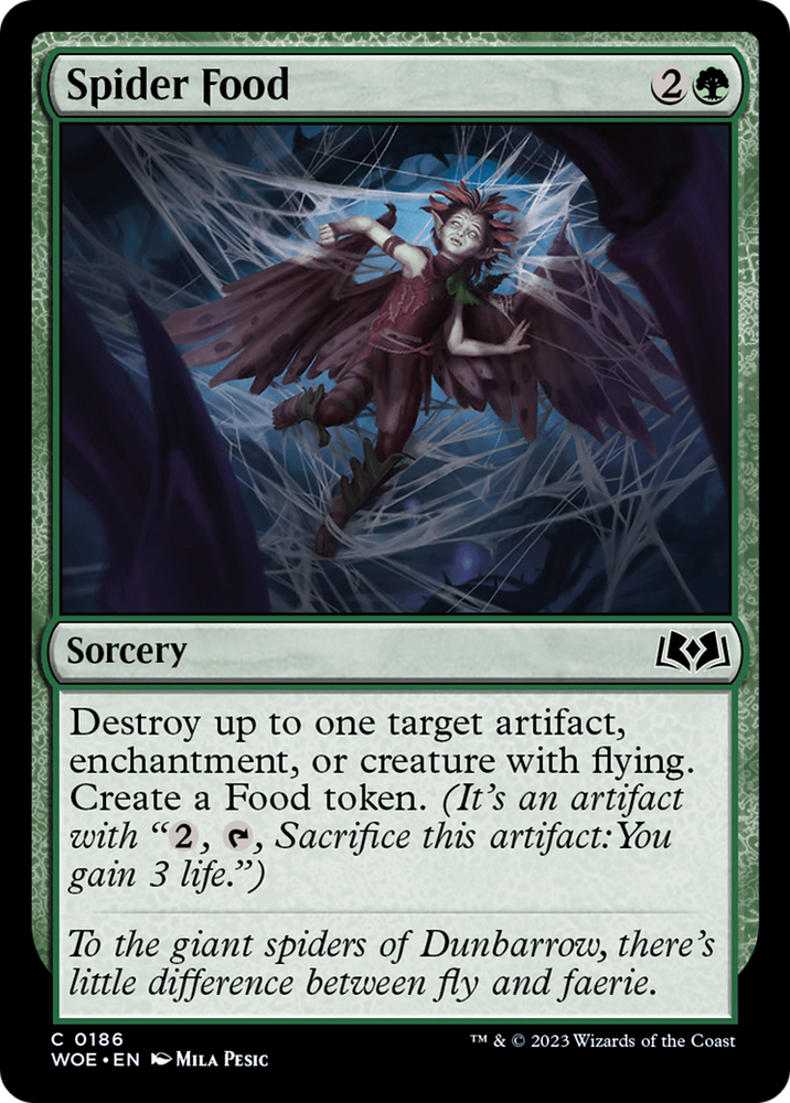 Spider Food (WOE-186) - Wilds of Eldraine Foil