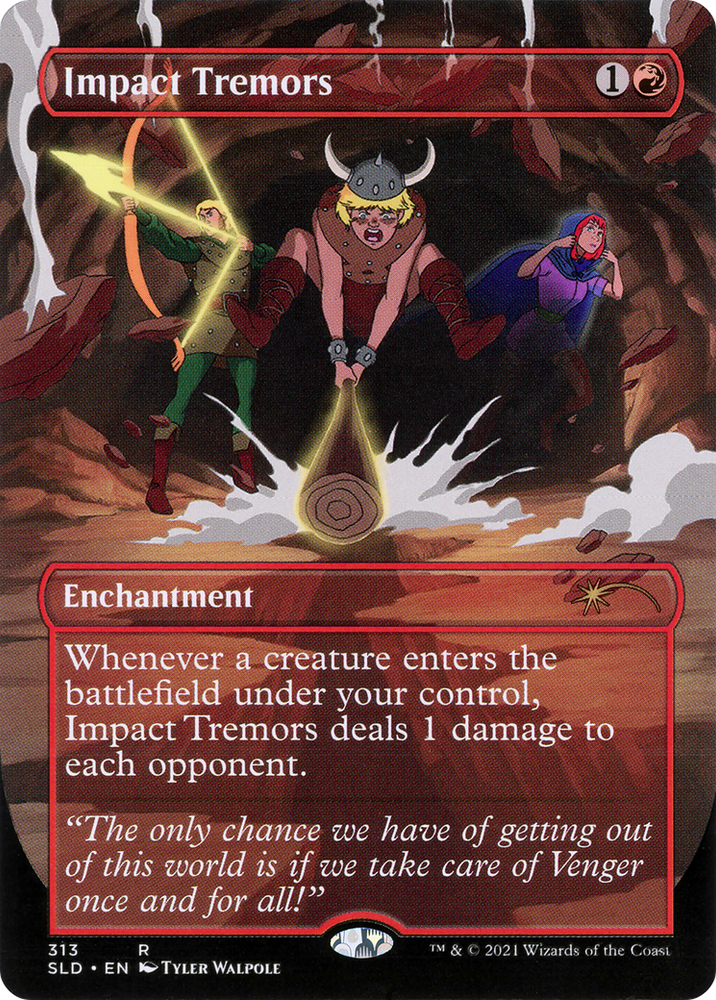 Impact Tremors (SLD-313) - Secret Lair Drop (Borderless) Foil