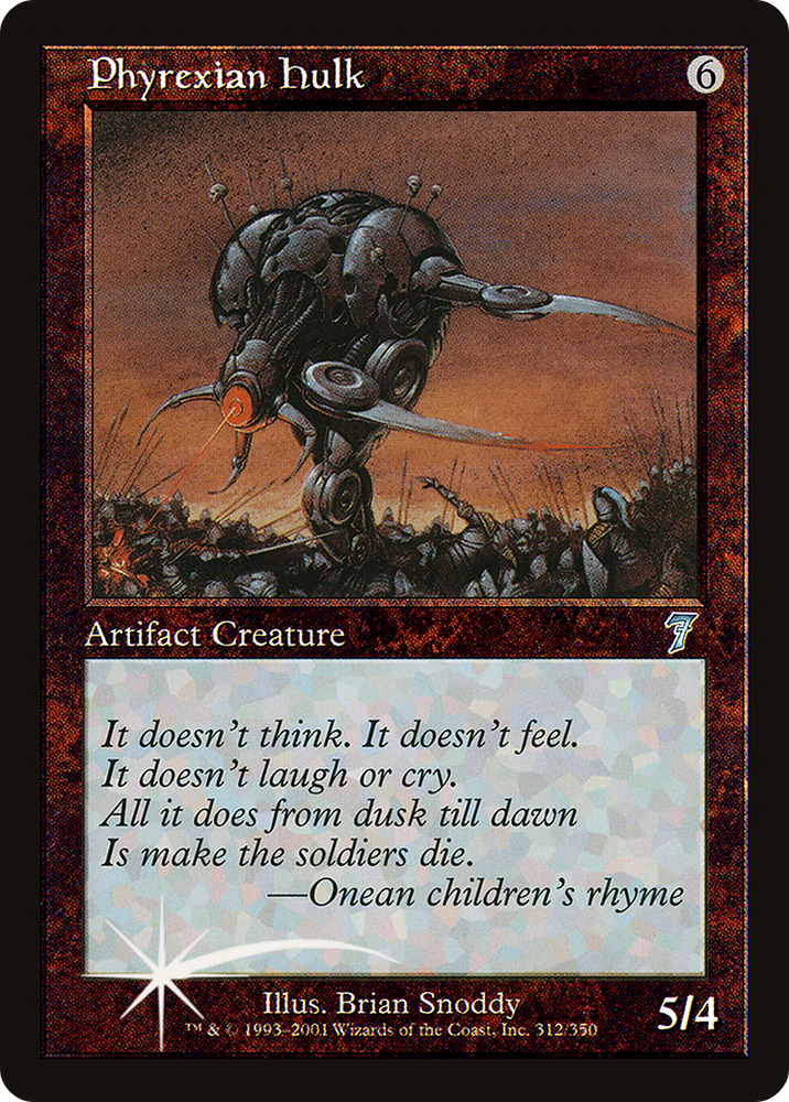Phyrexian Hulk (7ED-312★) - Seventh Edition Foil