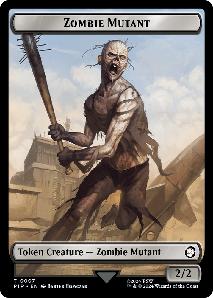 Zombie Mutant (TPIP-007) - Fallout Tokens Foil