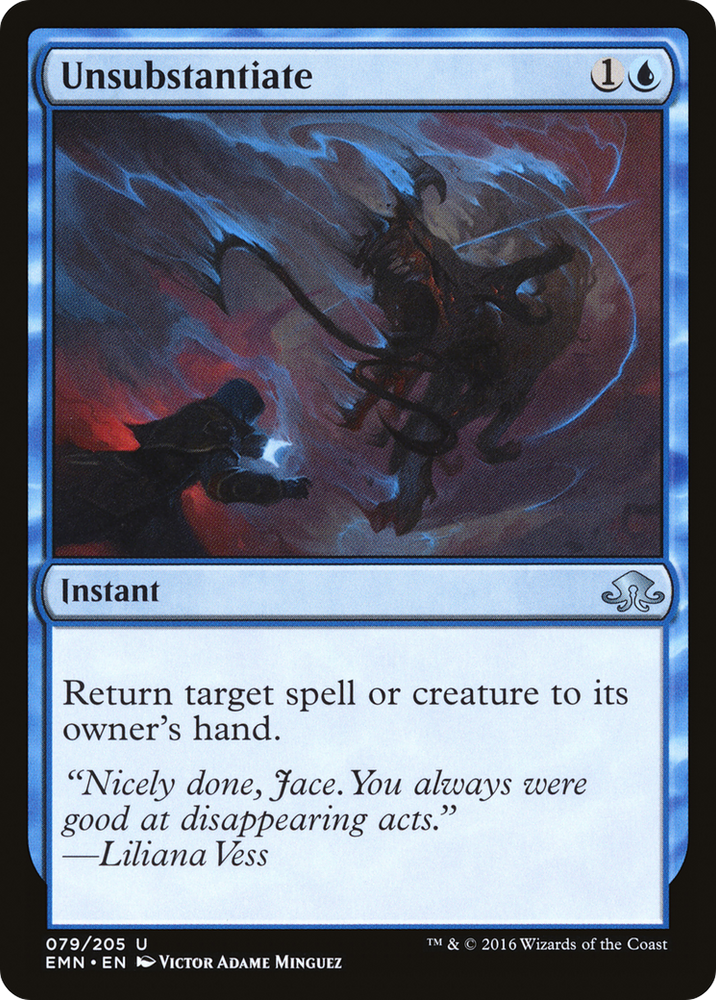 Unsubstantiate (EMN-079) - Eldritch Moon Foil