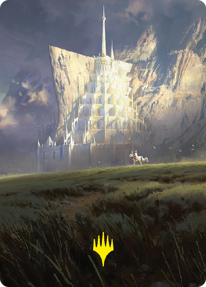 Minas Tirith // Minas Tirith (ALTR-055) - Tales of Middle-earth Art Series (Borderless) Foil
