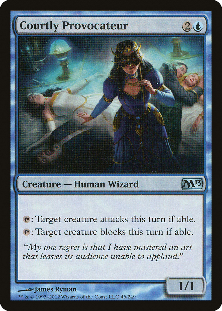 Courtly Provocateur (M13-046) - Magic 2013 Foil
