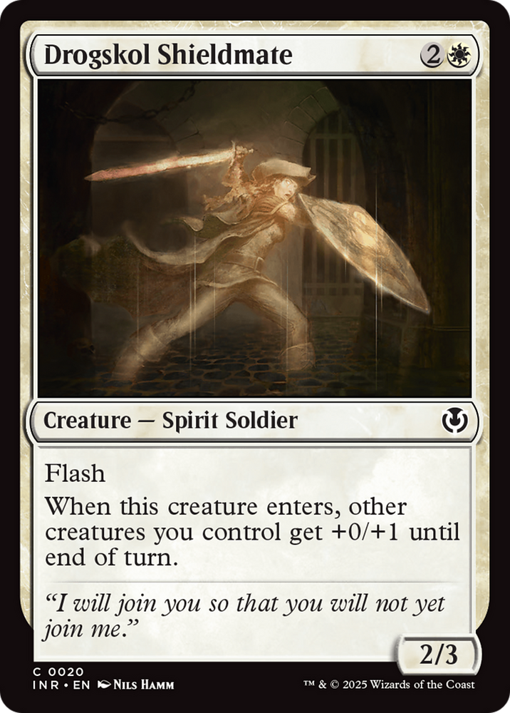 Drogskol Shieldmate (INR-020) - Innistrad Remastered Foil