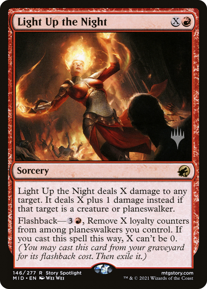 Light Up the Night (PPMID-146P) - Innistrad: Midnight Hunt Promos