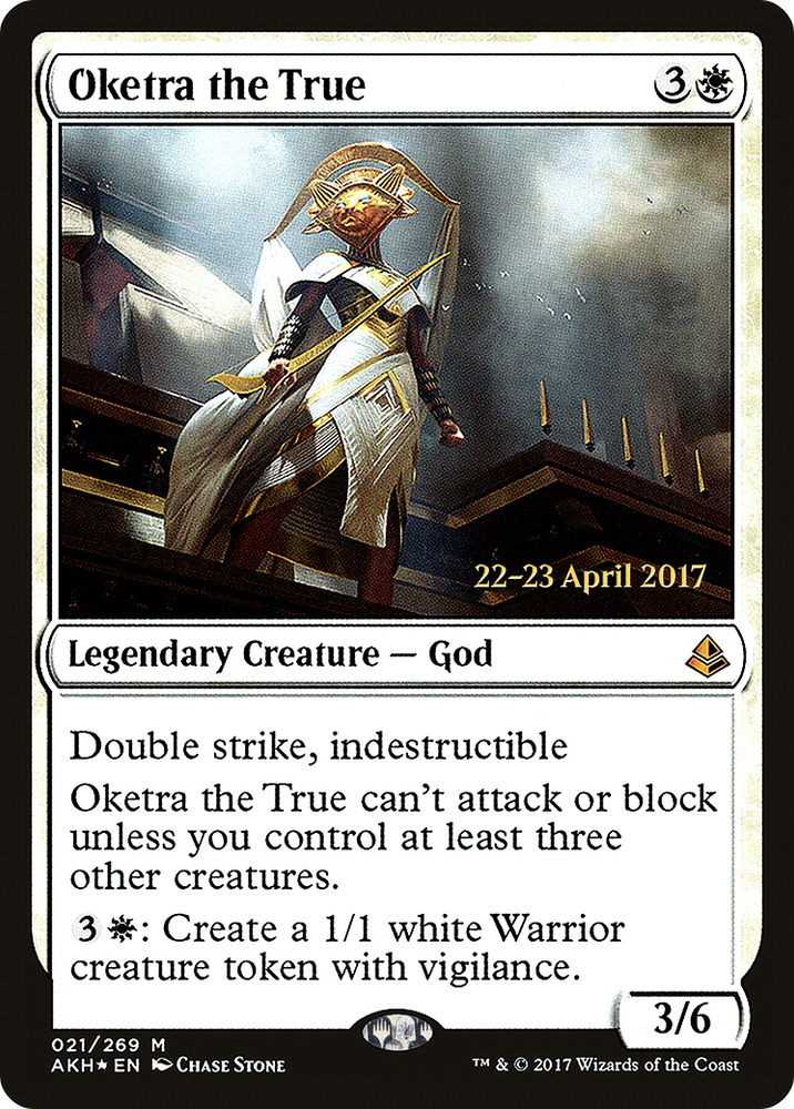 Oketra the True (PRE-21S) - Amonkhet Promos Foil
