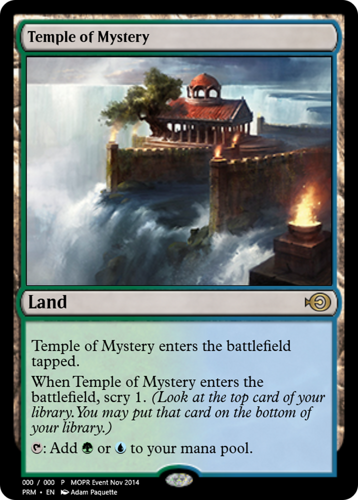 Temple of Mystery (PRM-53846) - Magic Online Promos Foil