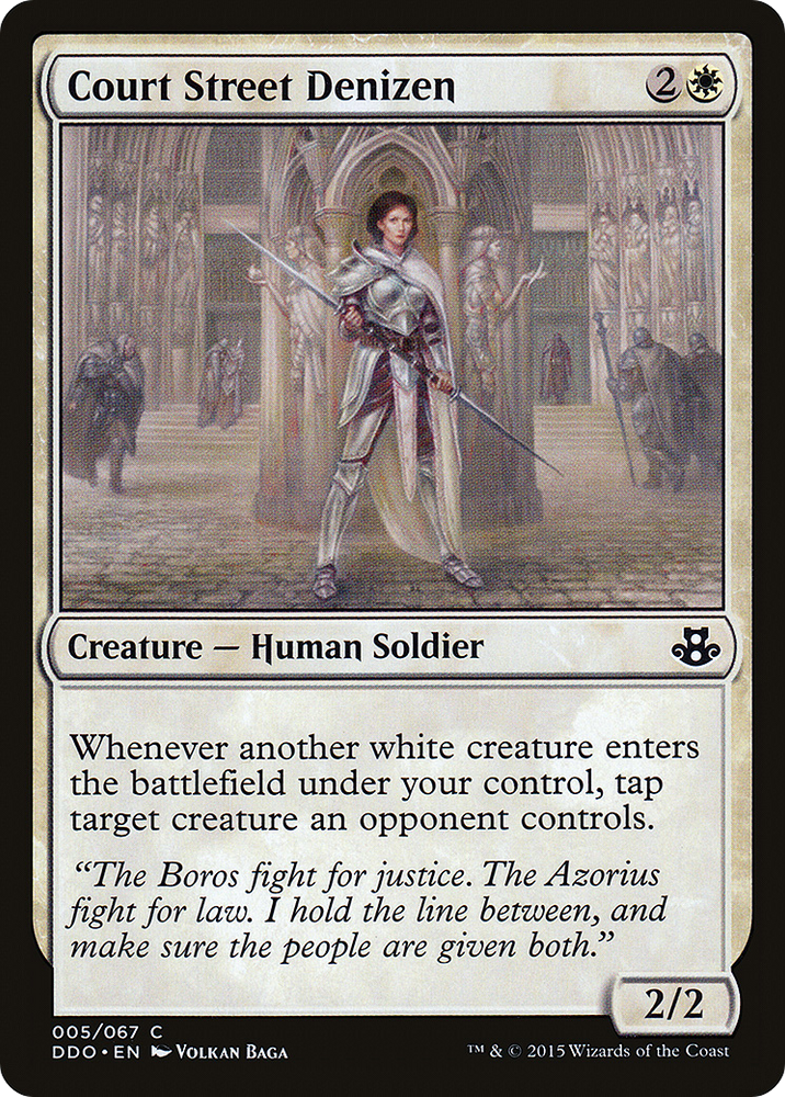 Court Street Denizen (DDO-005) - Duel Decks: Elspeth vs. Kiora