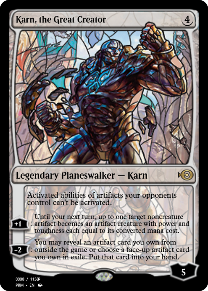 Karn, the Great Creator (PRM-77979) - Magic Online Promos