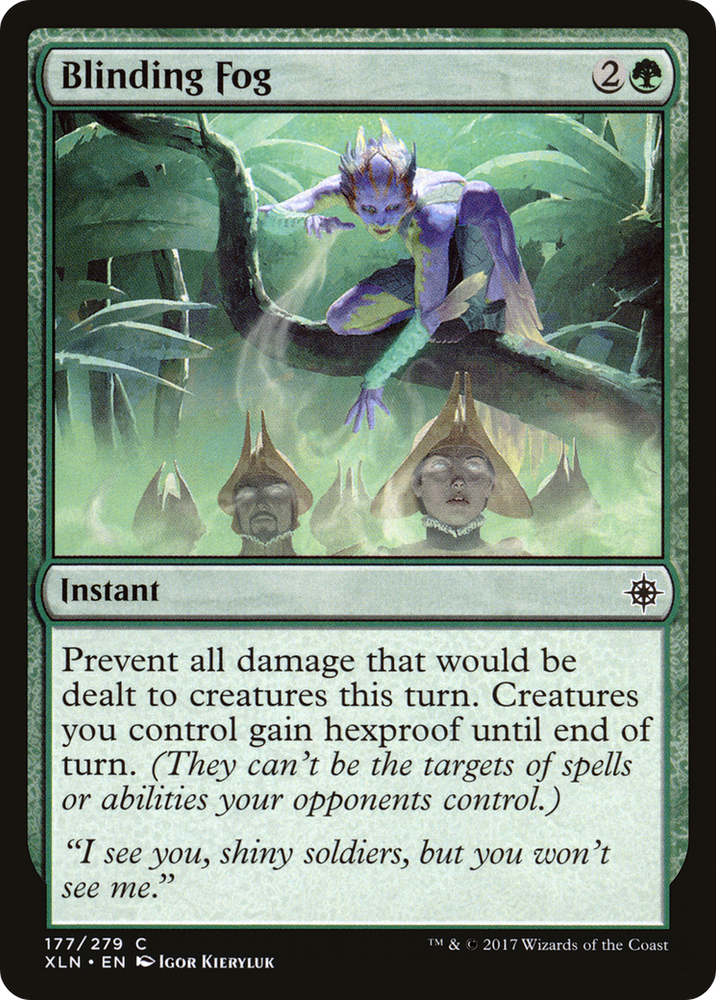 Blinding Fog (XLN-177) - Ixalan Foil