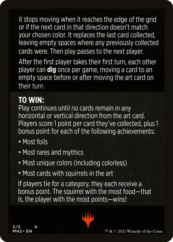 Foraging Squirrels // Foraging Squirrels (cont'd) (MMH2-002) - Modern Horizons 2 Minigames