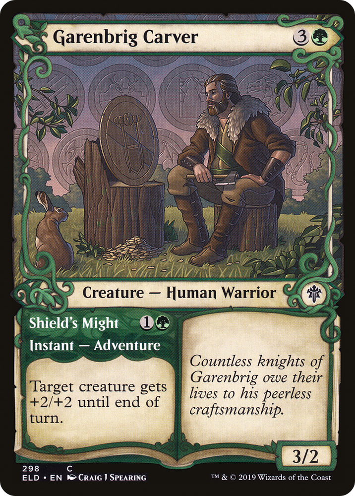 Garenbrig Carver (Showcase) (ELD-298) - Throne of Eldraine: (Showcase)
