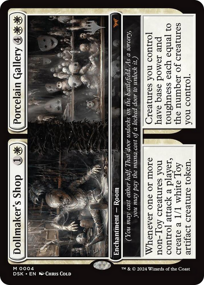Dollmaker's Shop // Porcelain Gallery (PPDSK-004) - Duskmourn: House of Horror Promos Foil